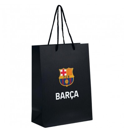 Пакет бумажный подарочный Kite FC Barcelona BC25-265, 18х24см