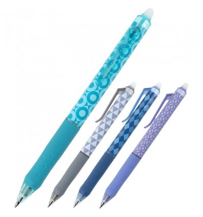 Ручка гелева автоматична "пиши-стирай" Axent Correct Click AG1128-02-A, 0.5 мм, синя