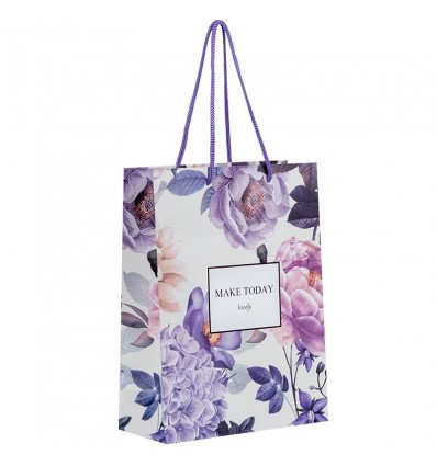 Пакет паперовий подарунковий Axent Violet Whispers 8501-34-A, 18х24 см