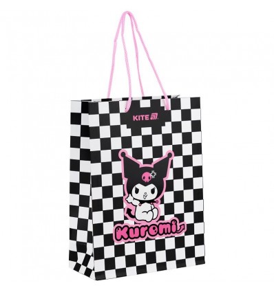 Пакет бумажный подарочный Kite Kuromi HK25-265-3, 18х24см