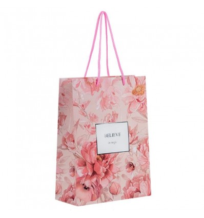 Пакет паперовий подарунковий Axent Peony Dreams 8501-32-A-CC, 18х24 см