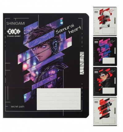 Тетрадь ученическая школьная ANIME, 18л., клетка, KIDS LINE