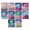 Набор тетрадей учащихся школьных, 10 штук, 8 предметов, CLOUDS, 36 л., KIDS LINE
