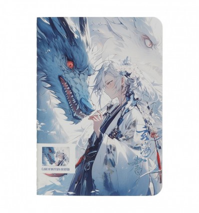 Блокнот ANIME, А6, 40 арк., клітинка, зшитий,карт.обкл., KIDS Line, ZB.12861-14