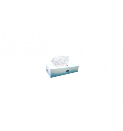 Салфетки косметические LOGO, 2 шаров, V-складка, 100 листов/ящ., белый TISCHA PAPIER