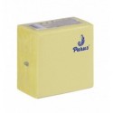 Салфетки столовые бумажные 33х33 см, 100 шт., в п/п упаковке, желтые Parus
