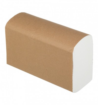 Рушники целюлозні Z-подібні, 160шт, 20х23 см, 2х сл., білий BUROCLEAN