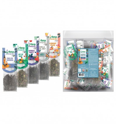 Чай чорний асорти 112г (2.2г*50), кадді - пакет, «Assorted Black tea» Tea Moments