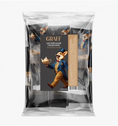 Чай чорний байховий 100г (2г*50), кадді-пакет, «English Breakfast» GRAFF
