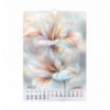 Календар настінний 2026 р., А3, 1 пружина, Flowers, BM.210604