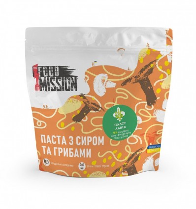 Паста с творогом и грибами 110г Food Mission
