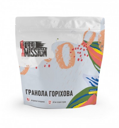 Гранола Ореховая 100г Food Mission