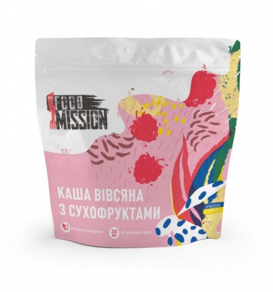 Каша вівсяна із сухофруктами 100г Food Mission