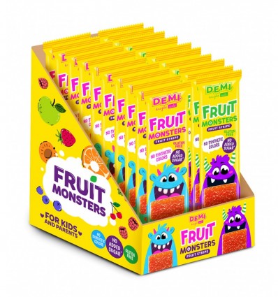 Пастила фруктова 15г Полуниця Fruit Monsters