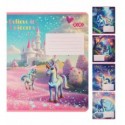 Зошит учнівський шкільний UNICORN, 12 арк., клітинка, KIDS LINE