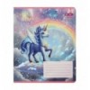 Тетрадь ученическая школьная UNICORN, 12 л., клетка, KIDS LINE
