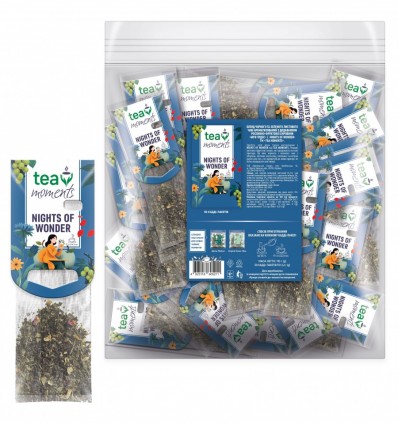 Чай бленд черного и зеленого 110г (2.2г*50), кадди – пакет, «Nights of Wonder» Tea Moments