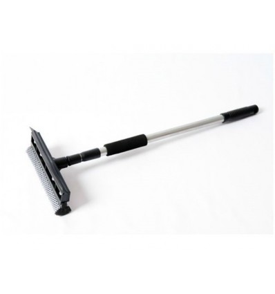 Швабра для мытья окон, губка 25 см, алюминиевая ручка телескоп, 60-98 см