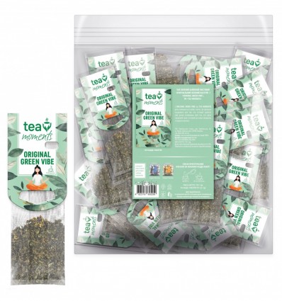 Чай зелений 110г (2.2г*50), кадді - пакет, «Original Green Vibe» Tea Moments