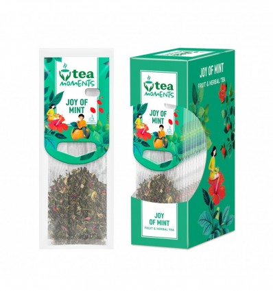 Чай ягодно-травяной 33г (2.2г*15), кадди-пакет, Joy of Mint Tea Moments