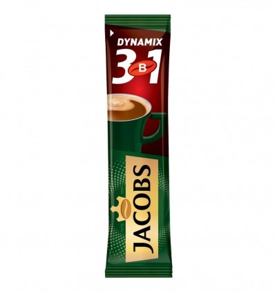 Кавовий напій 3в1 Динамікс, 24х12,5г Jacobs