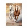 Календар настінний 2026 р., А3, 1 пружина, Horses, BM.210601