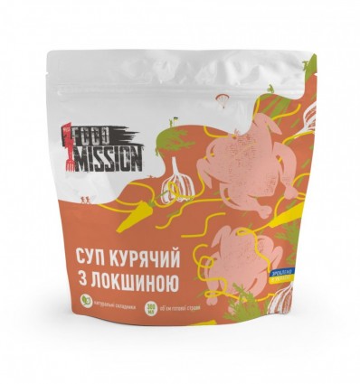 Суп курячий з локшиною 30г Food Mission