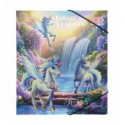 Папка для зошитів UNICORN, картонна, на гумці В5 (200х230мм), KIDS Line