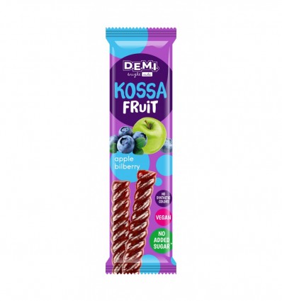Пастила фруктовая 15г Черника Kossa Fruit D.E.M.I.