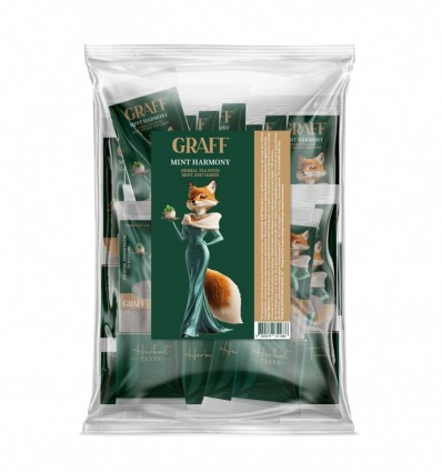 Чай трав'яний 100г (2г*50), кадді-пакет, «Mint Harmony» GRAFF