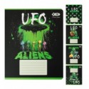 Зошит учнівський шкільний UFO, 24арк., лінія, KIDS LINE