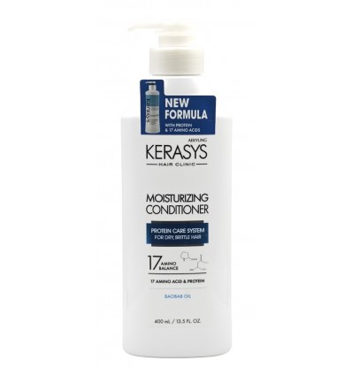 Кондиционер Kerasys Hair Clinic Moisturizing увлажняющий 0,4л