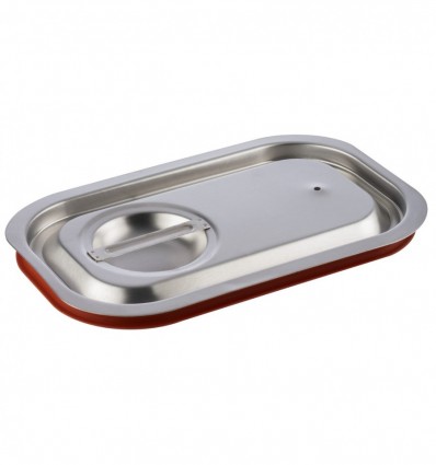 Крышка Metro Professional с ручкой для гастроконтейнера из коррозионностойкой стали 1/4