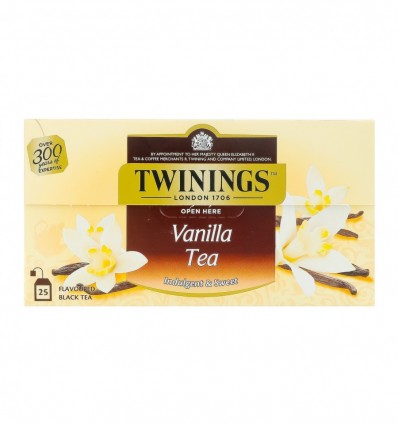 Чай Twinings черный с ароматом ванили 25 х 2г