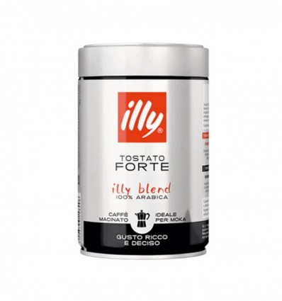 Кофе Illy Арабика 100 % Форте натуральная жареная молотая 250г