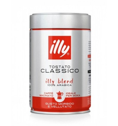 Кава Illy Арабіка 100 % Класіко натуральна смажена мелена 250г