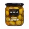 Оливки Iruella Gazpacha зеленые с косточкой в ​​маринаде с овощами и специями 0.37л