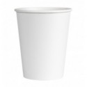 Стакан Альфа-пак картонний одноразовий білий 20шт/пак 0.27л