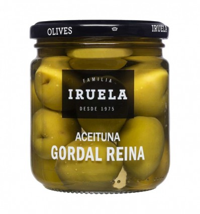 Оливки Iruela Queen Gordal с косточками 370г