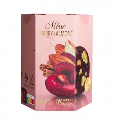 Конфета Misso Вишня+миндаль с корицей в шоколаде 180г