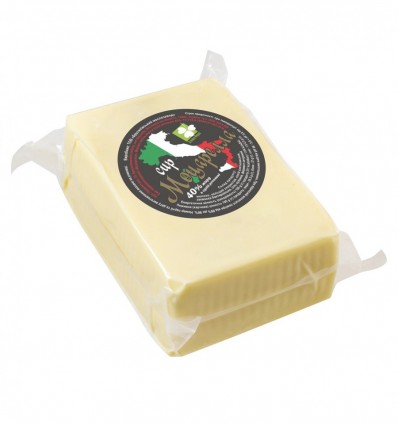 Сыр Моцарелла Зеленая ферма брусок 40% 1кг