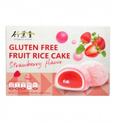 Десерт Bamboo House Мочі рисовийзі смаком полуниці без глютену 180г