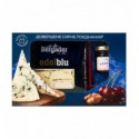 Набір Bergader&Endorfine Сир 60% напівтвердий Еделблу Гурме 0.1кг + Варення вишневе з волоським горі