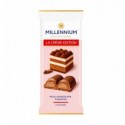 Шоколад Millennium La Creme Edition молочный с кремовой начинкой со вкусом Тирамису 100г