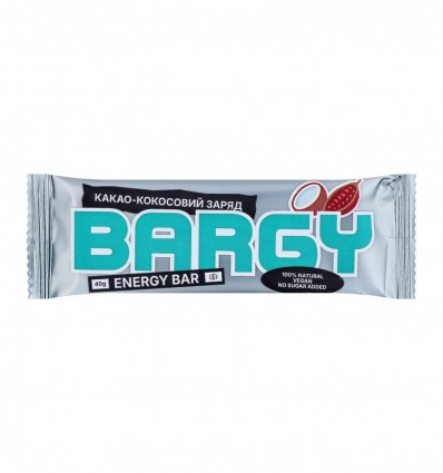 Батончик Bargy Какао-кокосовый заряд 12 х 40г