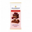 Шоколад Millennium La Creme Edition молочний з кремовою та вишневою начинками 100г