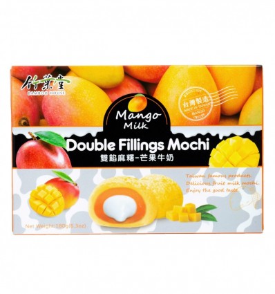 Десерт Bamboo House Мочи рисовый с молочно-манговой начинкой 180г