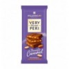 Шоколад Very Peri молочный с начинкой измельченным арахисом и соленой карамелью 105г
