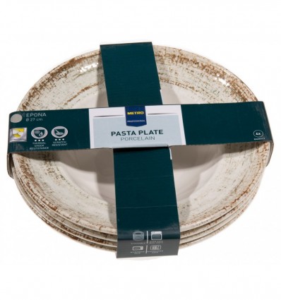Тарелка Metro Professional Epona для пасты 27см 4шт