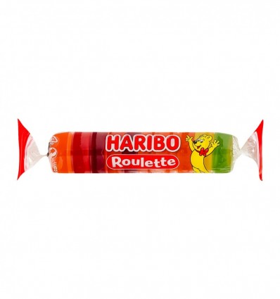 Конфеты желейные Haribo Рулетка неглазированная 25г